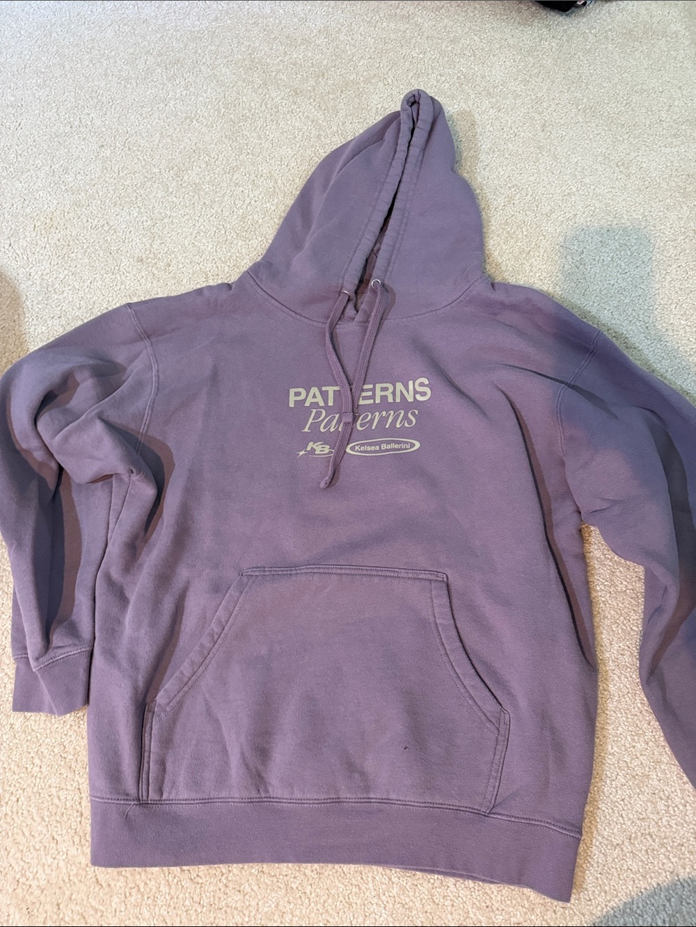 KELSEA BALLERINI MERCH - PATTERNS Purple Graphic Hoodie